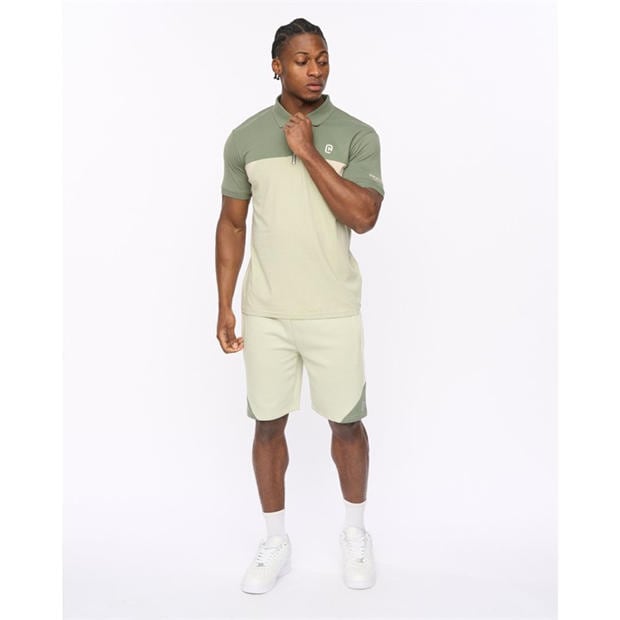 LIGHT OLIVE - Crosshatch - CH Castlebay Polo Sh Sn64