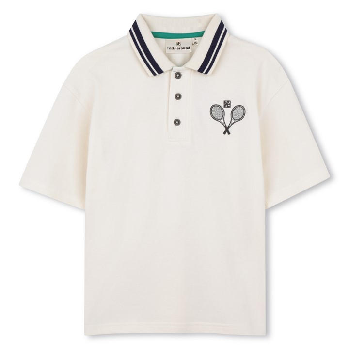 Kids Around Boys White Short Sleeve Polo Shirt in Size 9 - 10 Years, Sports Direct