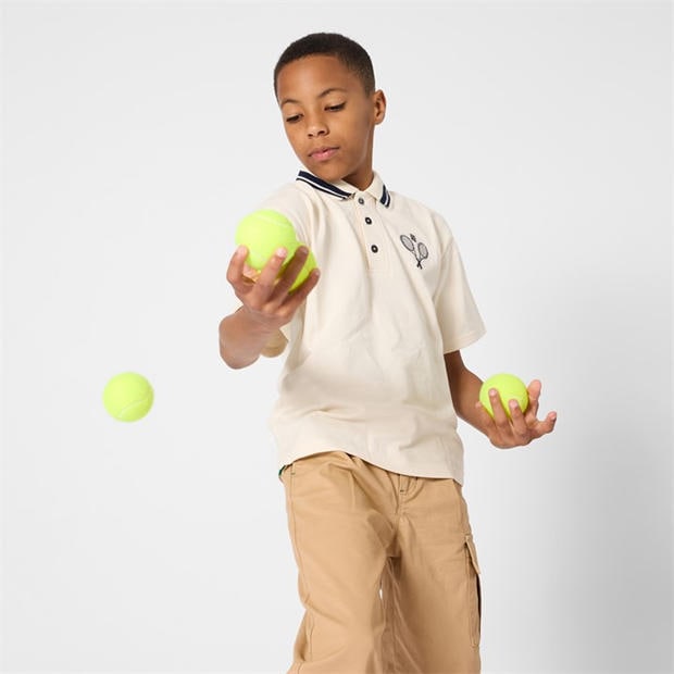 Cream - Kids Around - Short Sleeve Polo Shirt