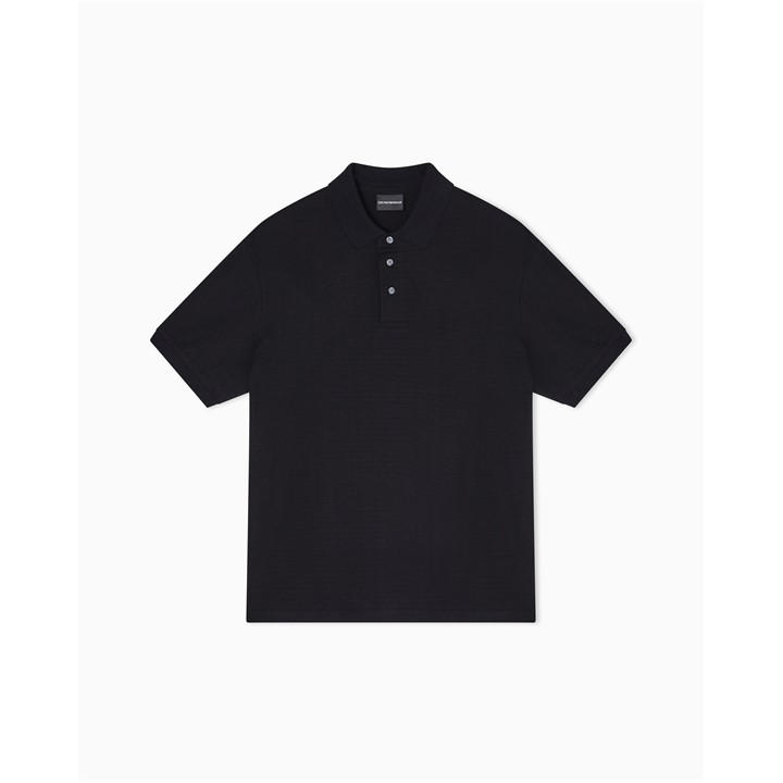 Emporio Armani Men's Black Short Sleeve Polo Shirt in Size 2XL, Sports Direct