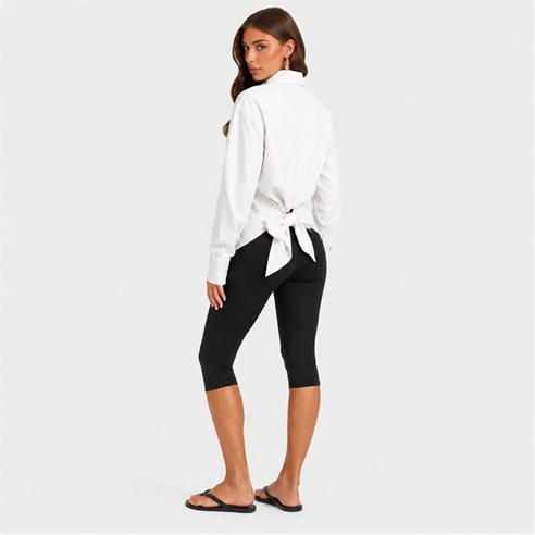 I Saw It First - Women's Long-Sleeve Pinstripe Blouse