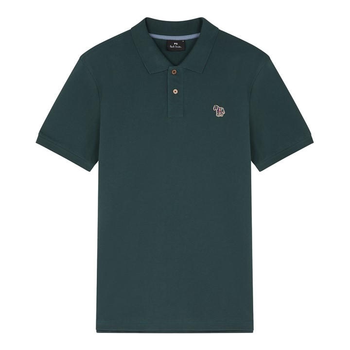 Ps Paul Smith Men's Green Regular Fit Zebra Polo Shirt in Size M, Sports Direct