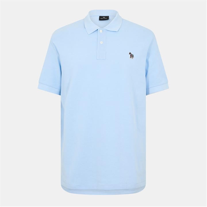 Ps Paul Smith Men's Blue Regular Fit Zebra Polo Shirt in Size L, Sports Direct