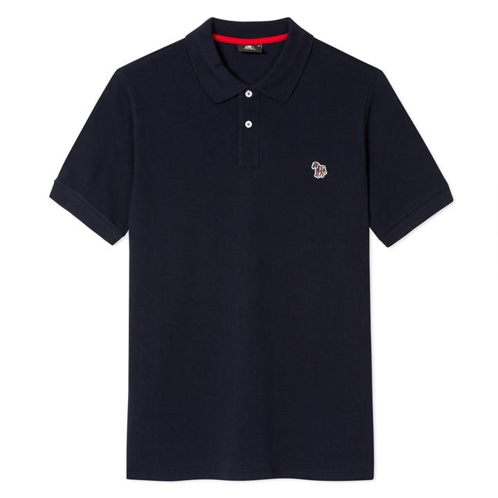Ps Paul Smith Men's Blue Regular Fit Zebra Polo Shirt in Size 2XL, Sports Direct
