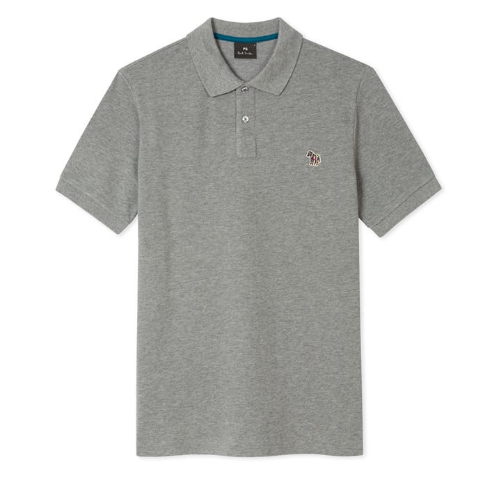 PS Paul Smith Logo Polo Shirt - Grey