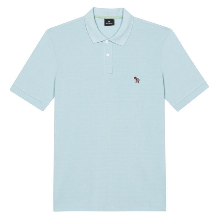 PS Paul Smith Logo Polo Shirt - Blue