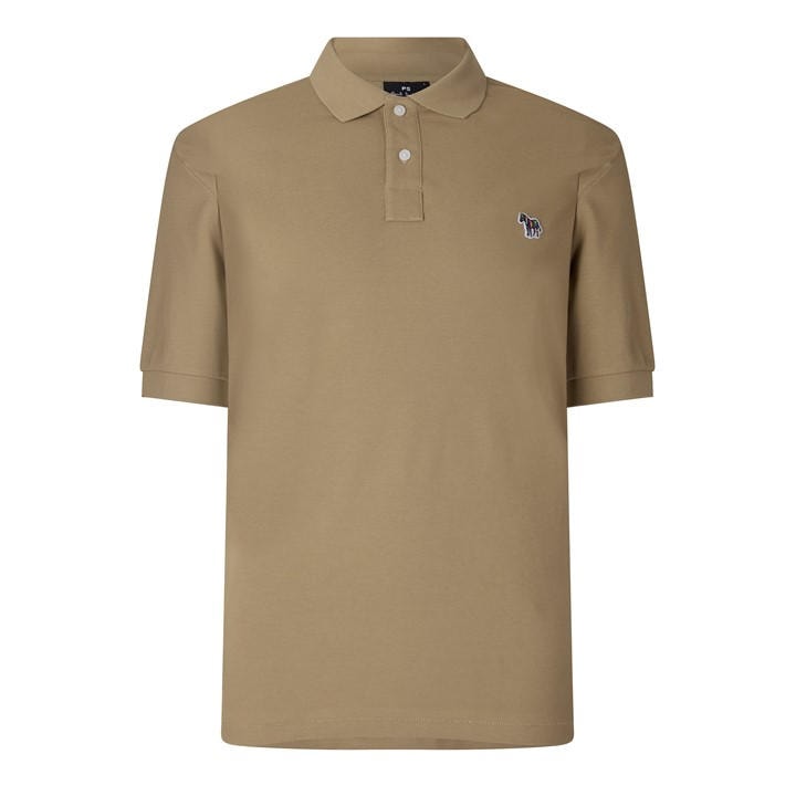 Ps Paul Smith Men's Beige Regular Fit Zebra Polo Shirt in Size XL, Sports Direct