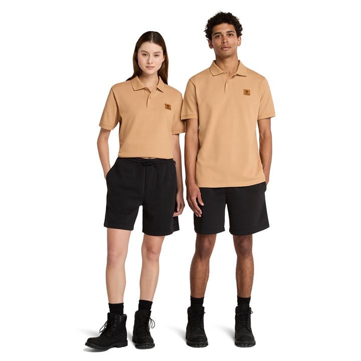 Timberland Men's Brown White Short Sleeve Polo Shirt in Size M, Sports Direct