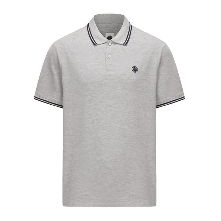 Pretty Green Men's Grey Barton Polo in Size L, Sports Direct