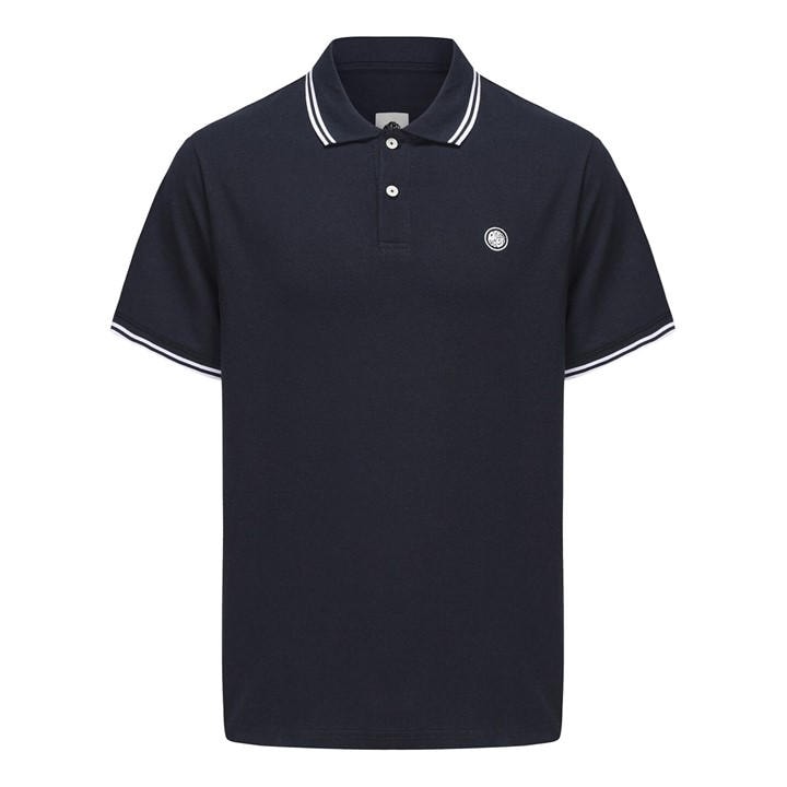 Pretty Green Men's Blue Green Barton Polo Medium
