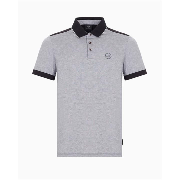 Armani Exchange Men's Black Short Sleeve Polo Shirt in Size 2XL, Sports Direct