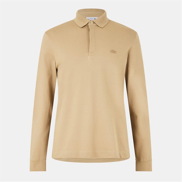 Lacoste Men's Beige Short-Sleeve Polo Shirt in Size XS, Sports Direct