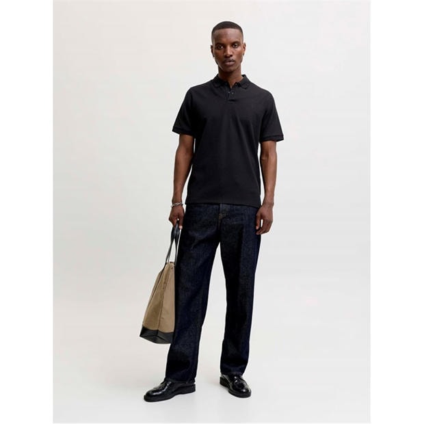 Black - Jack and Jones - Jack Austin Polo Ss Sn63