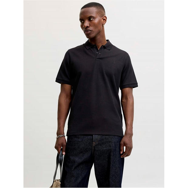 Black - Jack and Jones - Jack Austin Polo Ss Sn63