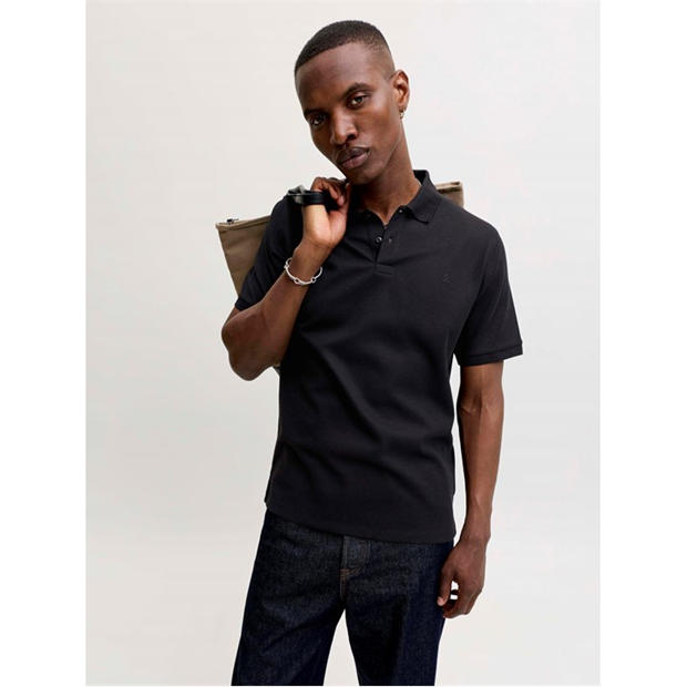 Black - Jack and Jones - Jack Austin Polo Ss Sn63