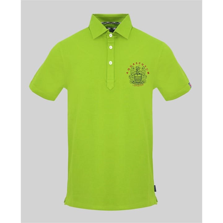 Aquascutum Men's Green Short Sleeve Polo Shirt in Size XL, Sports Direct