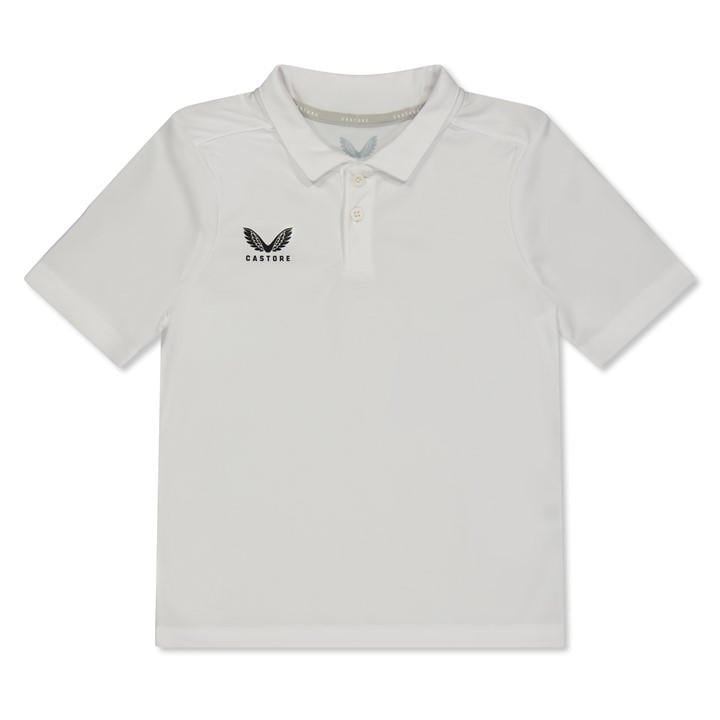 Castore  Kids White ' Short Sleeve Polo Shirt in Size 9 - 10 Years, Sports Direct