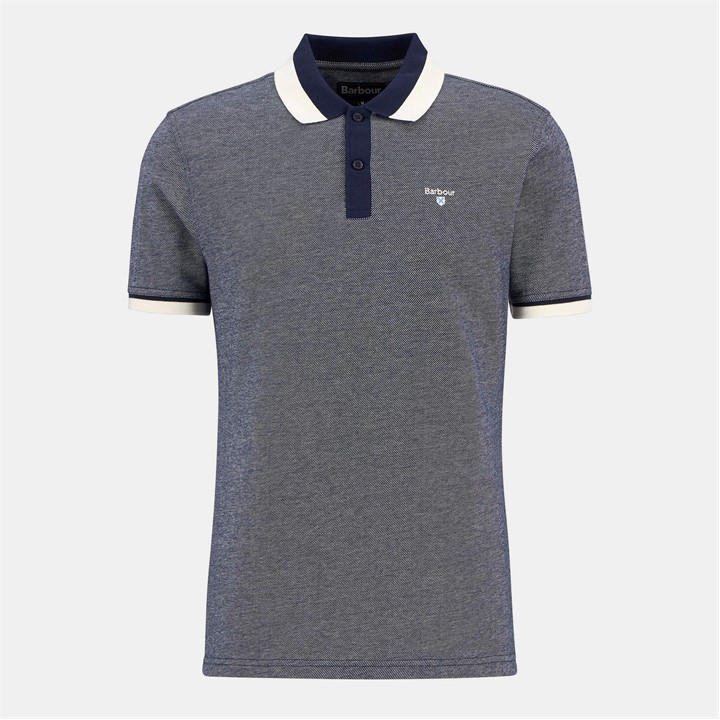 Barbour Men's Blue Helwith Polo Shirt in Size L, Sports Direct