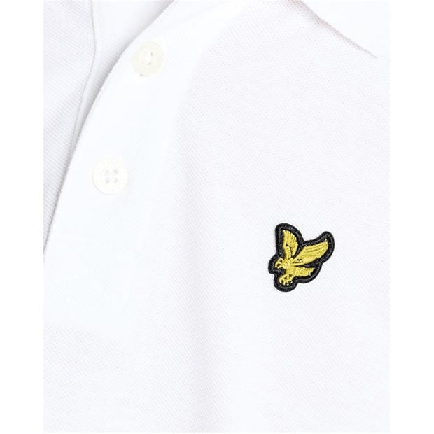 White - Lyle and Scott - Lyle & Scott Kids Plain Polo Shirt