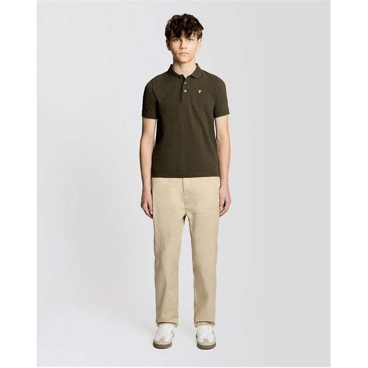 Lyle And Scott Boys Green Lyle & Scott Kids Plain Polo Shirt in Size 9 - 10 Years, Sports Direct