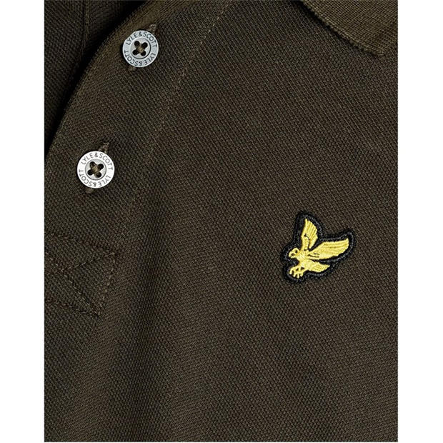 Olive - Lyle and Scott - Lyle & Scott Kids Plain Polo Shirt