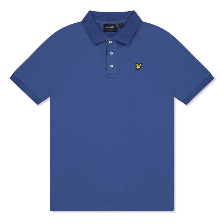 Lyle And Scott Boys Blue Kids' Short Sleeve Polo Shirt, Sports Direct