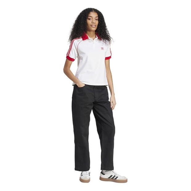 White - adidas - Adidas Sst Ss Polo Ld99