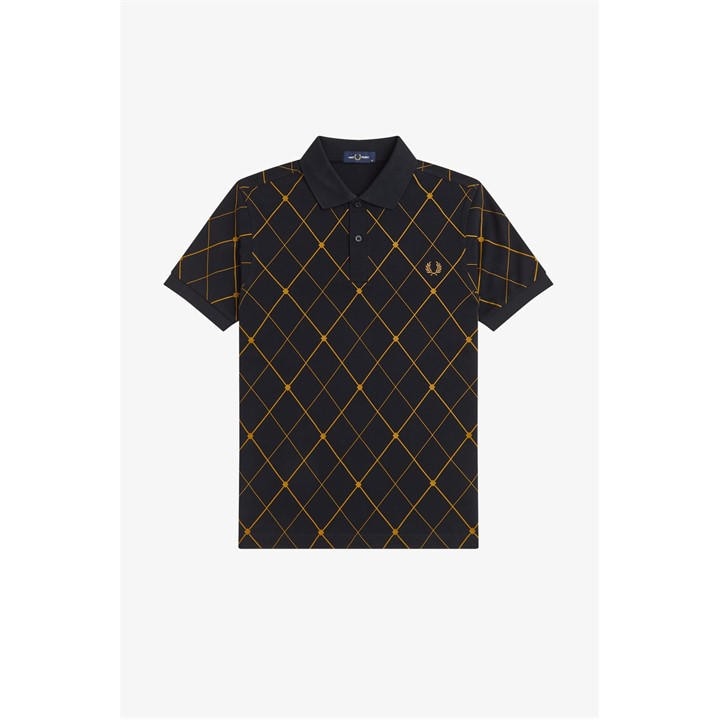 Fred Perry Men's Black Short Sleeve Polo Shirt in Size XL, Sports Direct