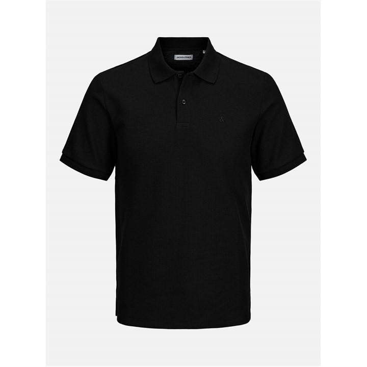 Jack And Jones Men's Black Austin Short Sleeve Polo Shirt in Size 3XL, Sports Direct