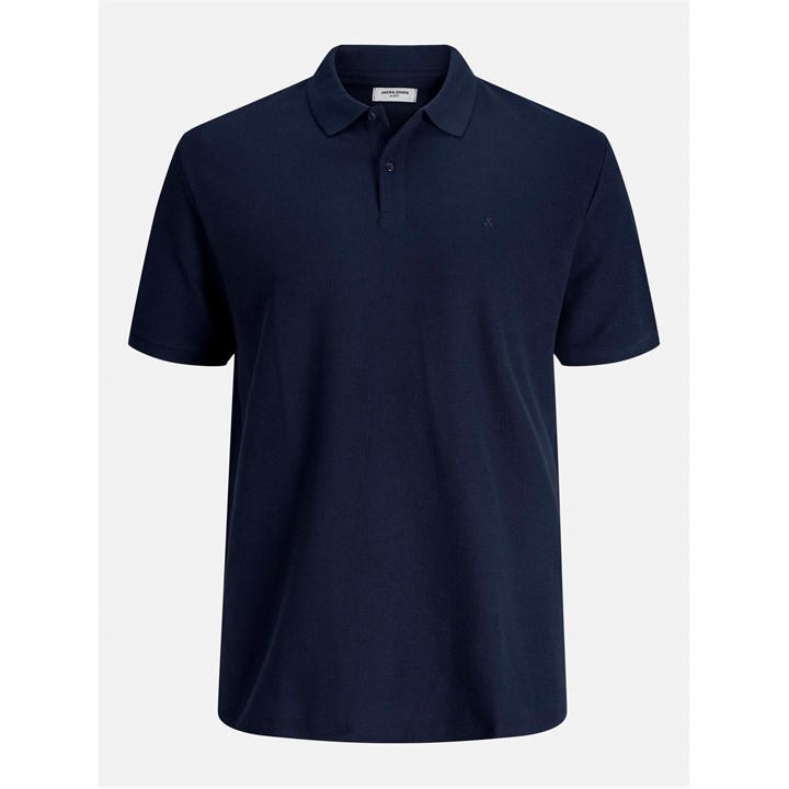 Jack And Jones Men's Blue Austin Short Sleeve Polo Shirt in Size 4XL, Sports Direct