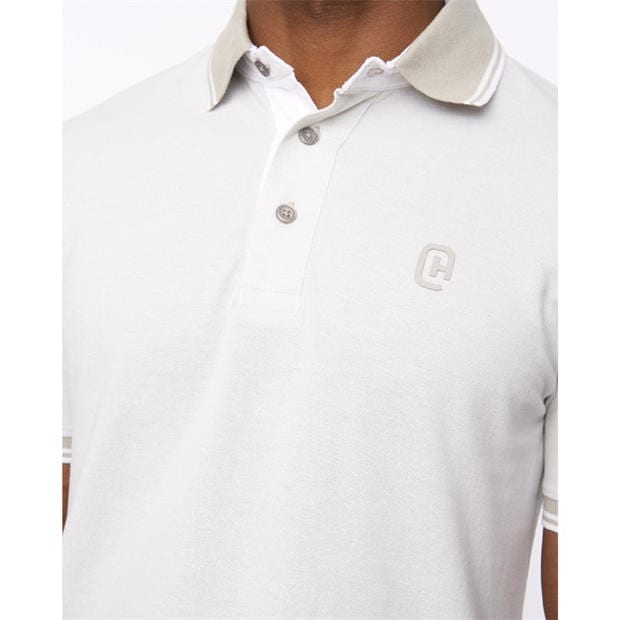 WHITE - Crosshatch - CH Preece Polo Shirt Sn64