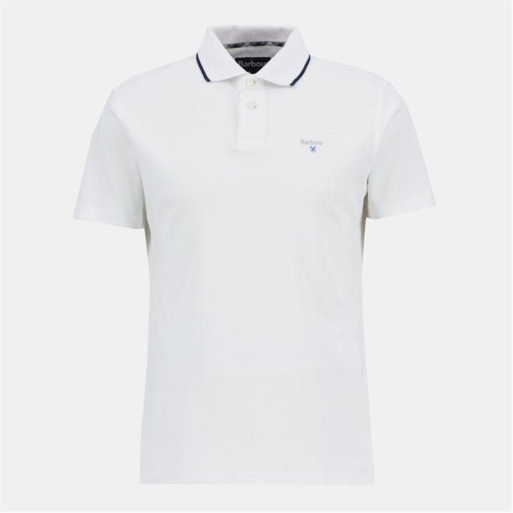 Barbour Men's White Hackney Tailored Short-Sleeved Polo Shirt in Size XL, Sports Direct