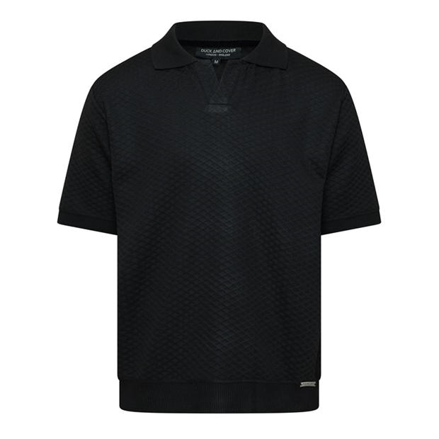 Black - Duck and Cover - Duck Morwin Polo Shr Sn99