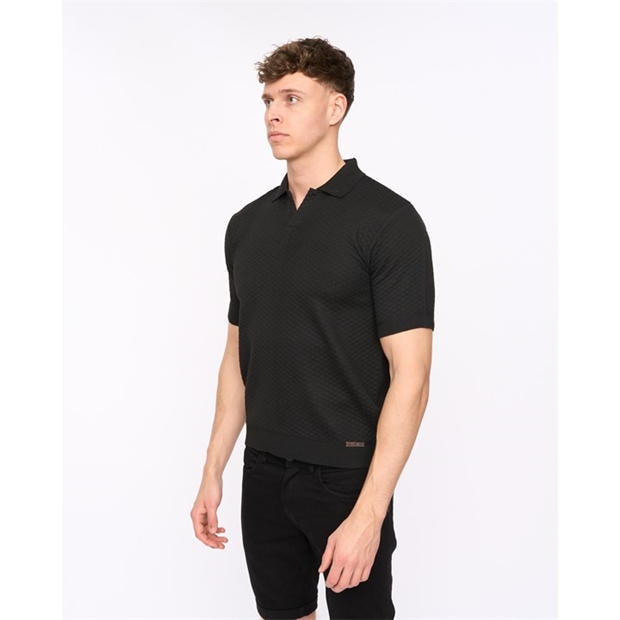 Black - Duck and Cover - Duck Morwin Polo Shr Sn99
