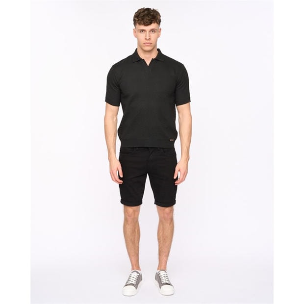 Black - Duck and Cover - Duck Morwin Polo Shr Sn99