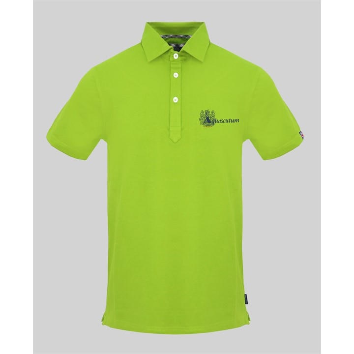 Aquascutum Men's Green Polo Short Sleeve Polo Shirt in Size M, Sports Direct