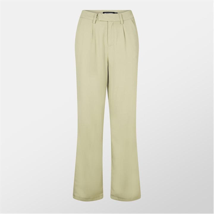 Missy Empire Women's Green Straight Leg Trousers in Size 10, Sports Direct