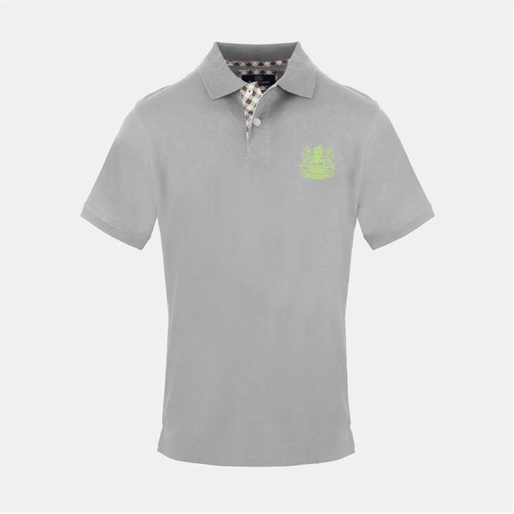 Aquascutum Men's Grey Polo in Size XL, Sports Direct