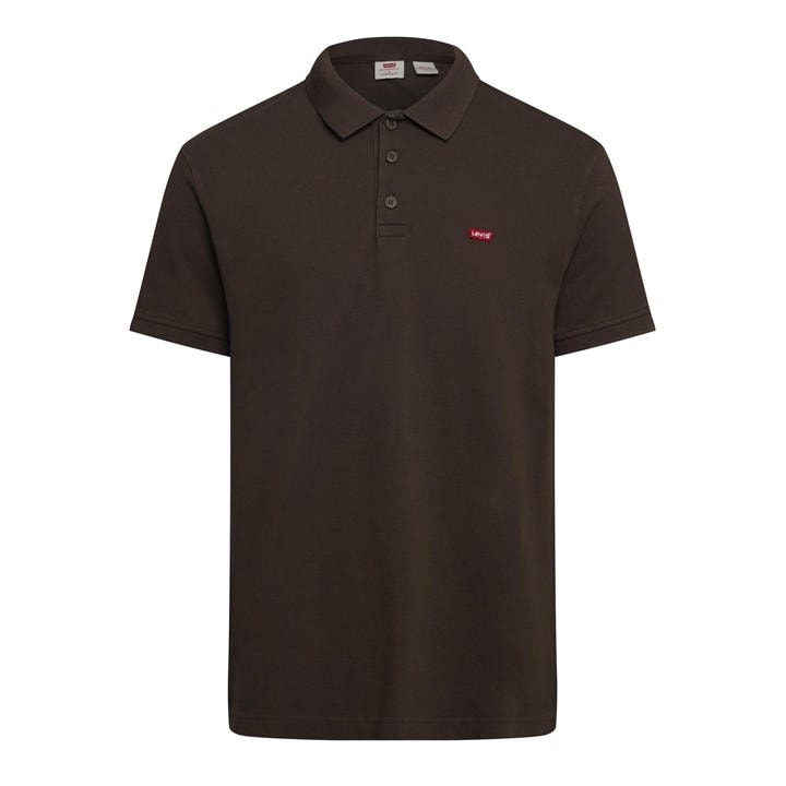 Levis Men' Brown Short Sleeve Polo Shirt in Size S, Sports Direct