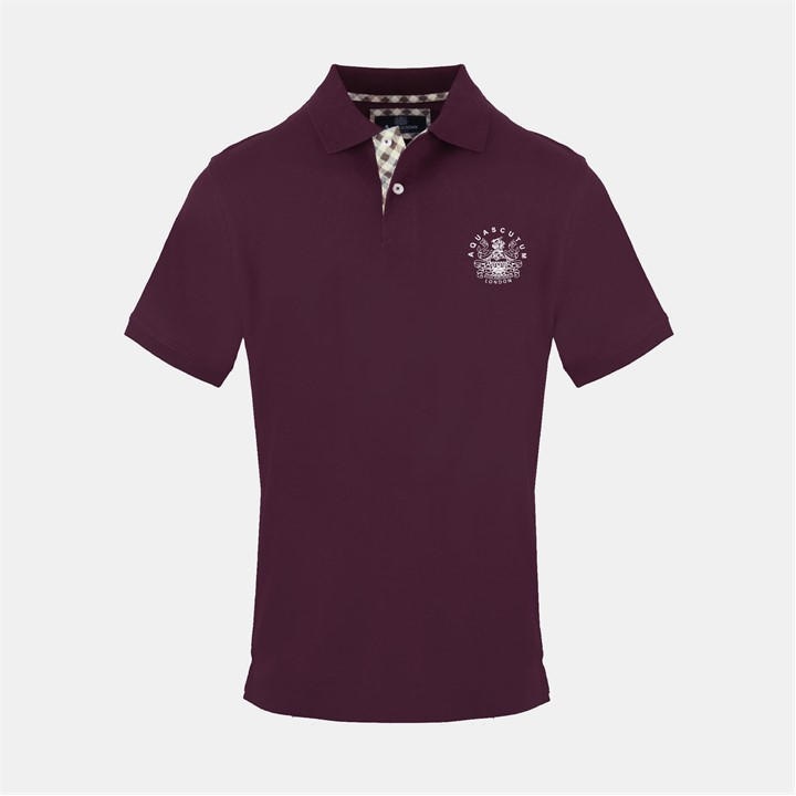 Aquascutum Men's Red Polo in Size XL, Sports Direct