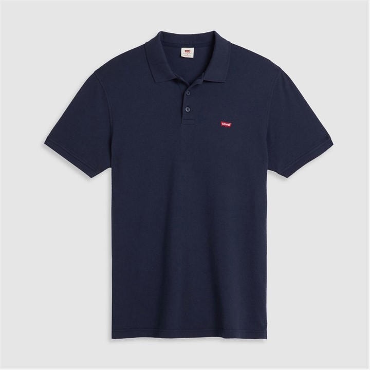 Levis Men's Blue Short-Sleeve Polo Shirt in Size M, Sports Direct