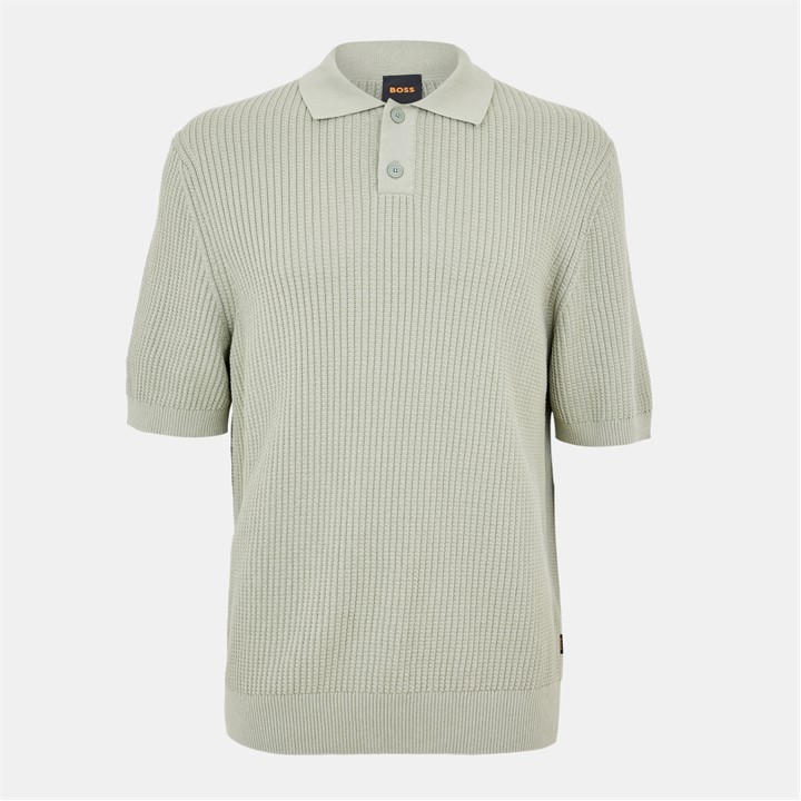 Boss Men' Green Akoppo Short-Sleeve Polo Shirt in Size S, Sports Direct