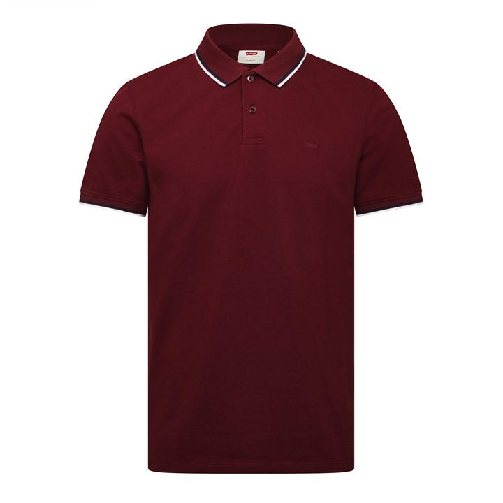 Levis Men's Red Slim Housemark Polo Bright Whi in Size M, Sports Direct