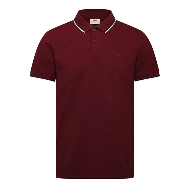 Scye Tipping - Levis - Levis Slim Housemark Polo Bright Whi