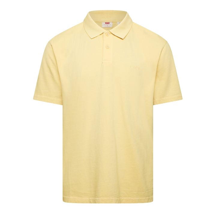 Levis Men' Yellow Authentic Polo in Size S, Sports Direct