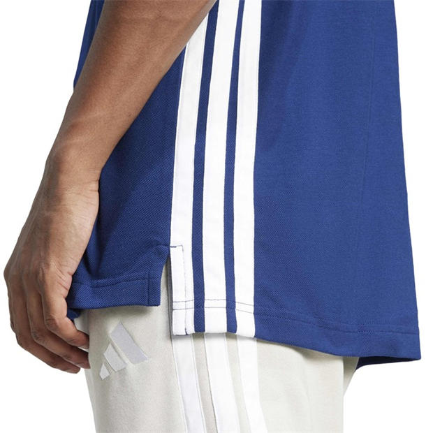 Dark Blue/White - adidas - Men's Short-Sleeve Polo Shirt