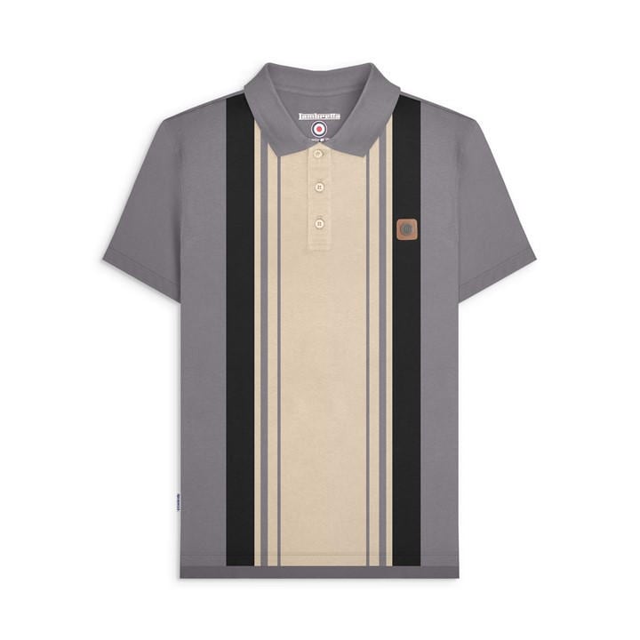 Lambretta Men' Grey Classic Po Sn64 in Size S, Sports Direct