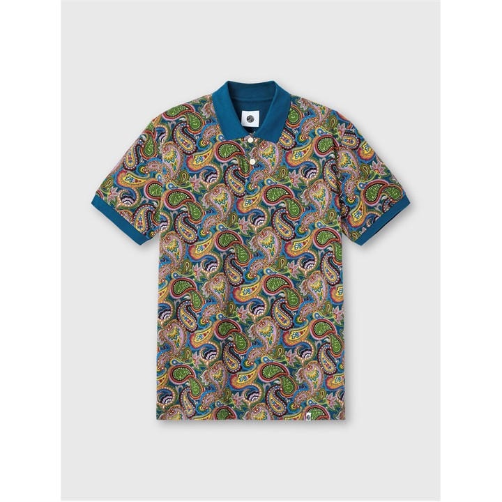 Pretty Green Men's  Short-Sleeve Polo Shirt in Size M, Sports Direct