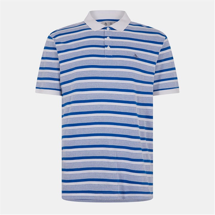 Original Penguin Men's White Classic Fit Short Sleeve Polo Shirt in Size M, Sports Direct