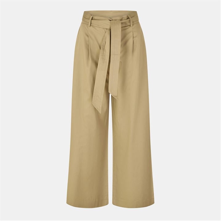 Nobodys  Women's Green Stevie Straight Leg Trousers in Size 8, Sports Direct